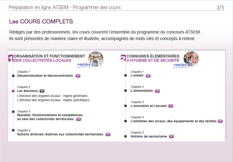 Les fiches concours fonction publique